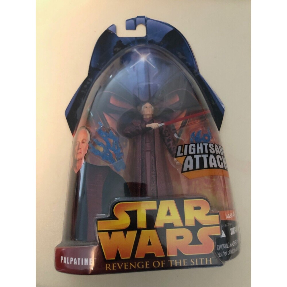 #35 PALPATINE LIGHTSABER ATTACK STAR WARS REVENGE OF THE SITH HASBRO 2005 TOY
